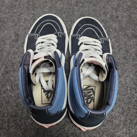 NWOT Sk8-Hi Shoe in Blue/Blue W-6 M-4.5 - Picture 6 of 9